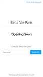 Mobile Screenshot of bellevieparis.com